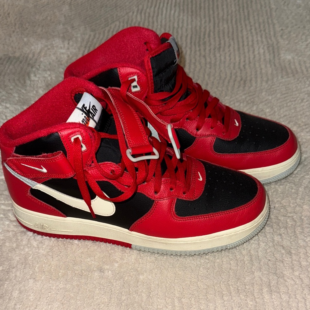 Nike Kids Red and Black Sneakers